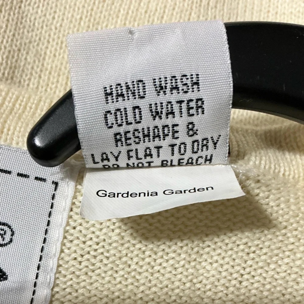 EUC Storybook Knits Gardenia Garden Cardigan Medium